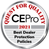 CEPro Dealer Protection Policies Award Badge