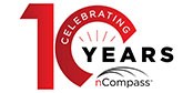 nCompass Systems 10 Years Logo