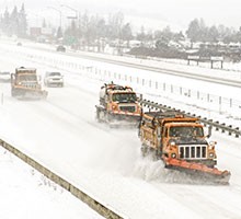 winter storm plowing