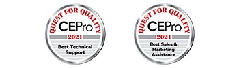 CEPro Quest for Quality Award Badges