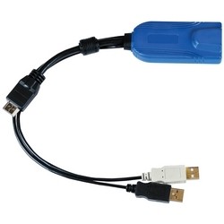 Enhanced, dual USB, virtual media CIM for HDMI, digital video.