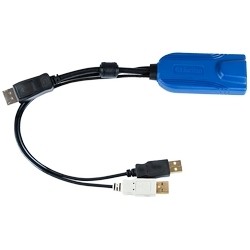 Enhanced, dual USB, virtual media CIM for DVI-D/DVI-I, digital video
