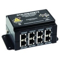 DTK-WM4NETS | 4 Channel Wall Mount Surge Protector for Ethernet, PoE and optional PoE Extender Circuits