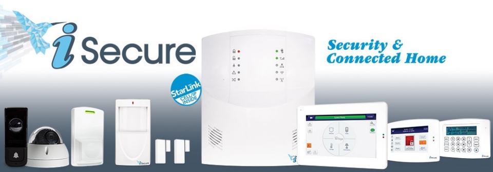 NAPCO iSecure Connected Home & Security Systems banner