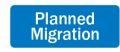 bouton de migration planifiée